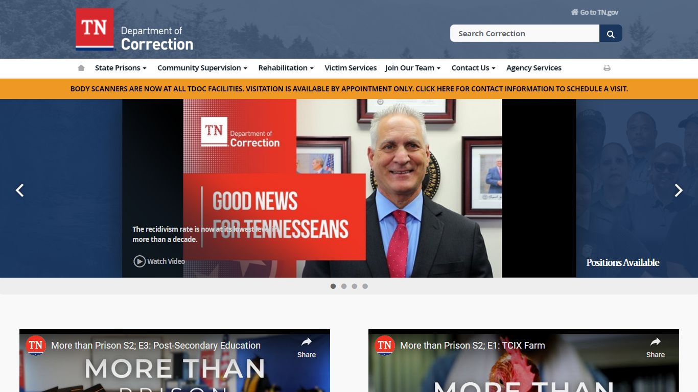 Department of Correction - TN.gov